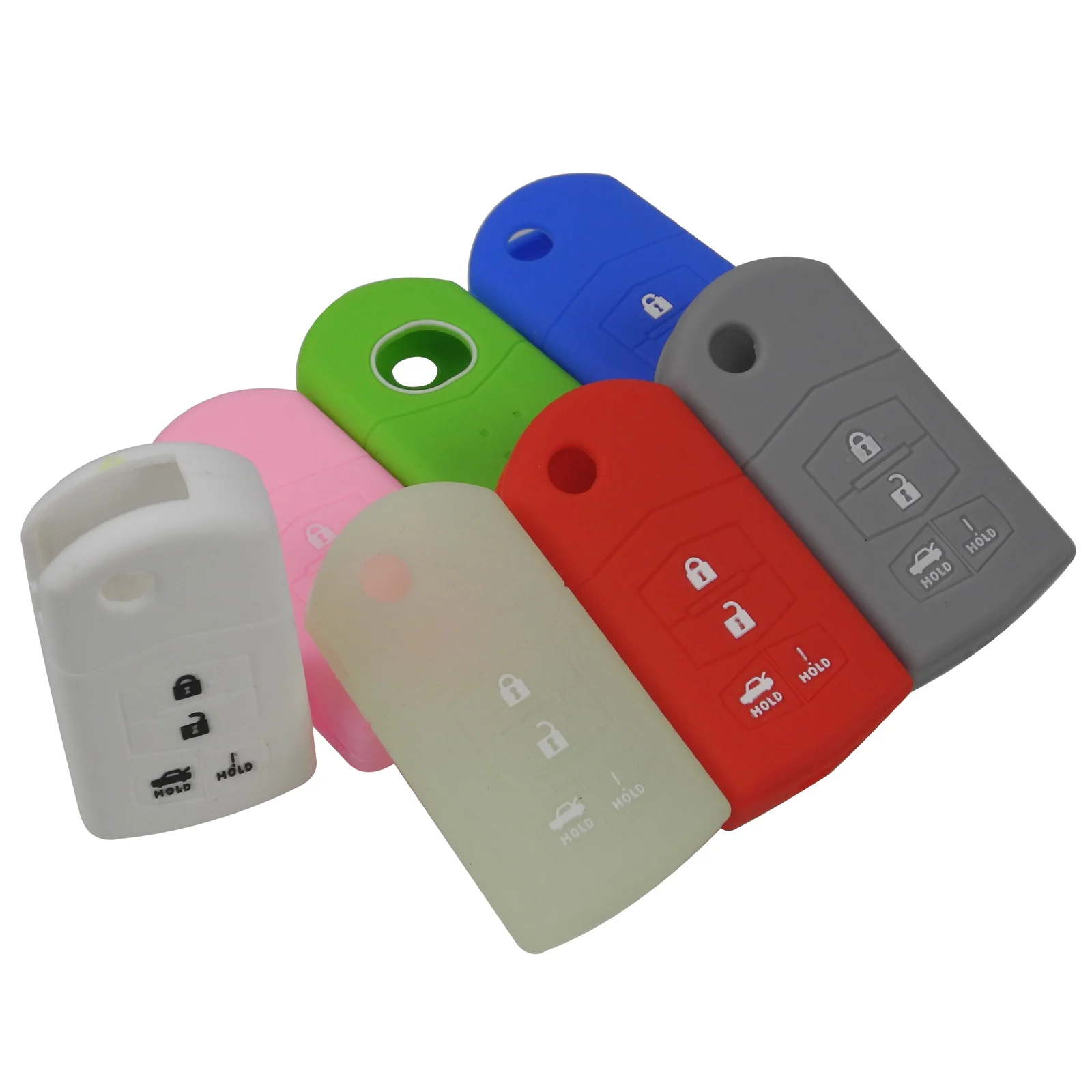 Keyforkess 10 pz/lotto Silicone 4 pulsante a distanza di vibrazione chiave Fob caso della copertura per Mazda 3 5 6 CX-7 CX-9 RX-8 - HTB1oUg1fy0TMKJjSZFNq6y 1FXah