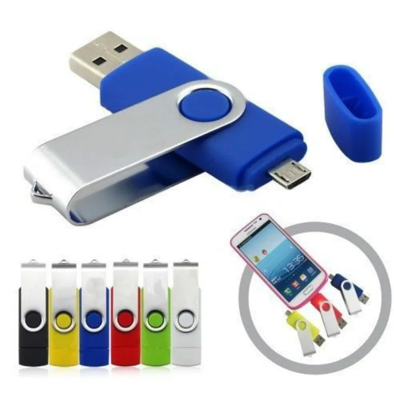 Новый Usb 2 0 OTG USB флеш накопитель для смартфонов/планшетов/ПК 8 ГБ 16 32 64 Гб 128 Флешка