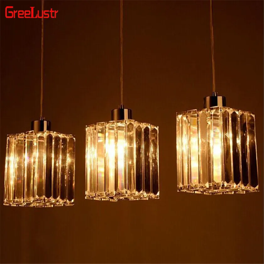  Modern led Pendant Lamps Crystal Luxury Pendant Light for Kitchen Foyer Hanging Light Lustre Lumina - 32822510948