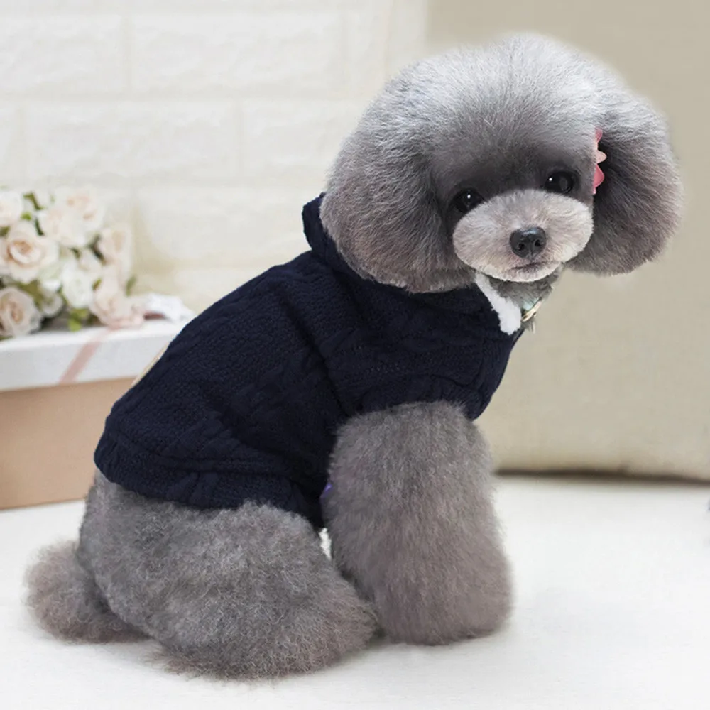 New Pet Dog Clothes Winter Warm Dog Sweater Coat Thicken Pet Clothing For Chihuahua Dogs Costume Hoodies Clothes Jacket chien