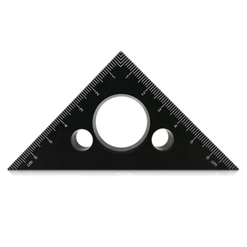 

45 Degree Angle Ruler Triangle Ruler Carpenter's Workshop Woodworking Tool Measuring Gauging Tools Gauges