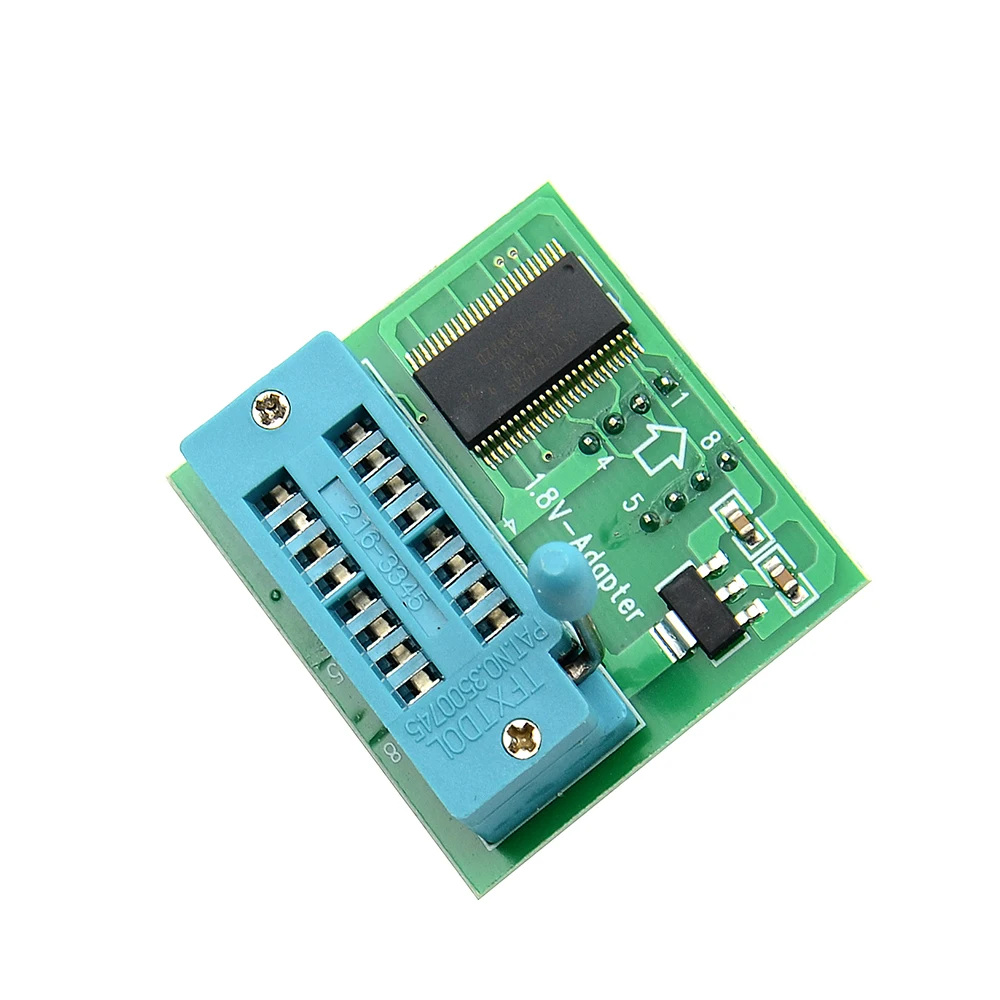 1.8V SPI Flash For TL866CS 1.8V Adapter for motherboard SOP8 DIP8 W25 MX25 use on programmers TL866A EZP2010 EZP2013 CH341