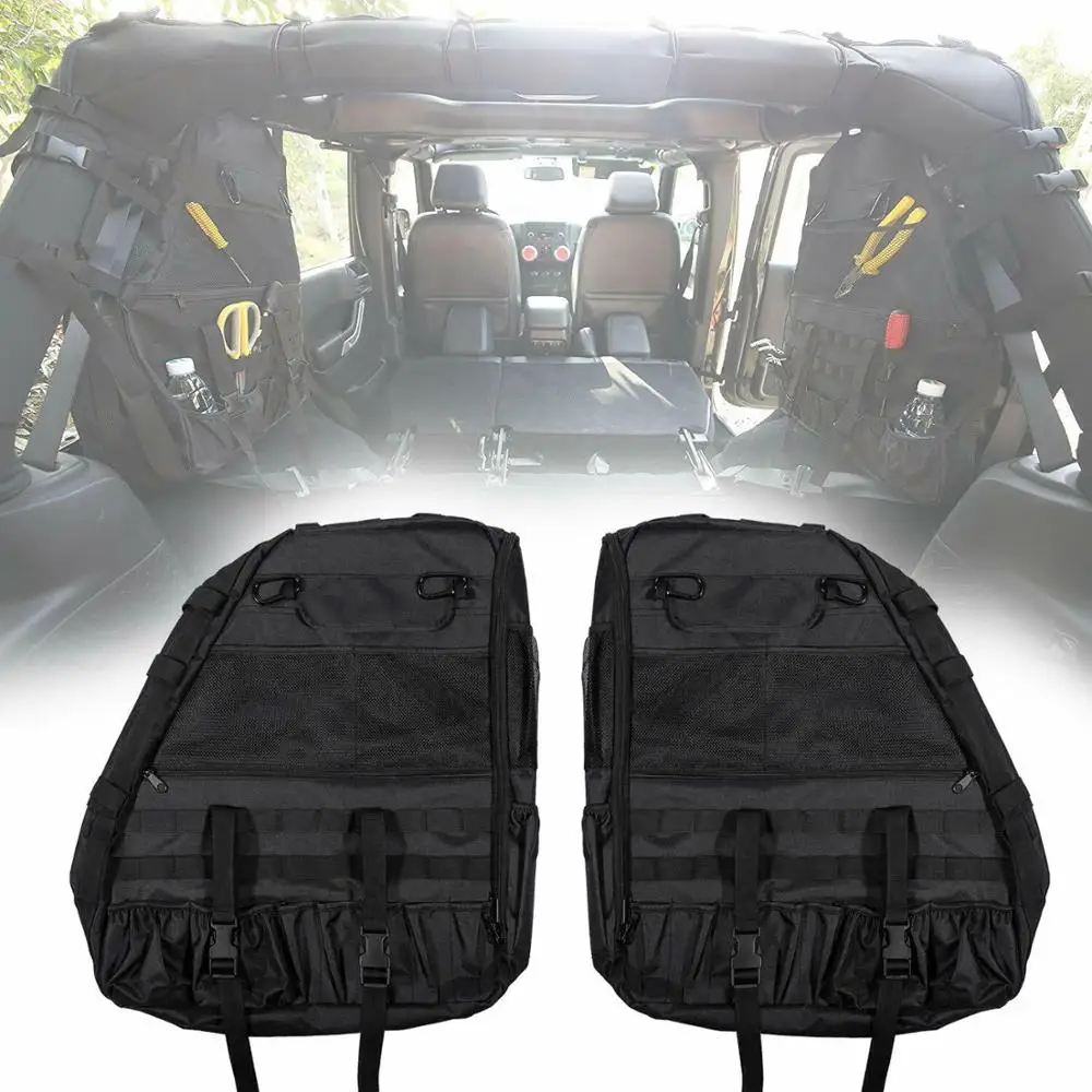 Chuang Qian Outdoor Roll Bar Tool Opbergtas Multi-Zakken Zadeltas Organisatoren Cargo voor 1997-2019 Jeep Wrangler JK JL 4 Deur Chuang Qian Outdoor Roll Bar Tool Opbergtas Multi-Zakken Zadeltas Organisatoren Cargo voor 1997-2019 Jeep Wrangler JK JL 4 Deur