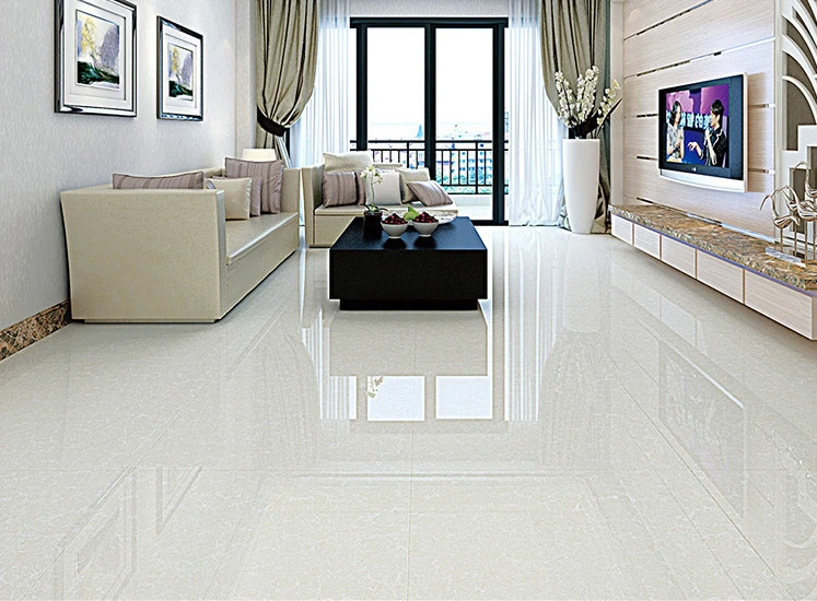 800X800mm baldosas de cerámica Foshan blanco pulido piso de baldosas de