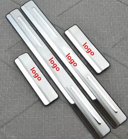 

Accessories Fit for Ford Fiesta 2009 2010 2011 2012 2013 2014 2015 Scuff Plate Car Door Sill 4pcs per set