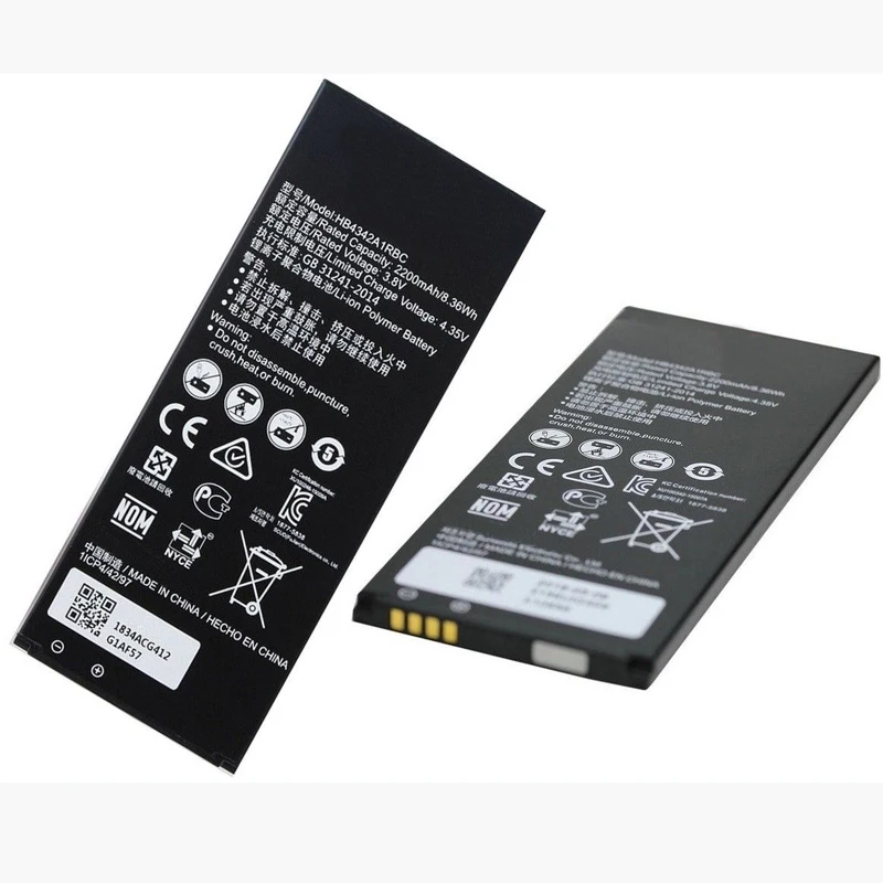 

Original High Capacity HB4342A1RBC Li-ion phone battery For Huawei y5II Y5 II 2 Ascend 5+ Y6 honor 4A SCL-TL00 honor 5A LYO-L21