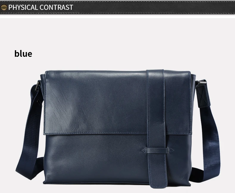 TIANHOO сумка-мессенджер в британском стиле, мужской портфель из коровьей кожи, мужские сумки на плечо, простые деловые повседневные сумки через плечо с карманами