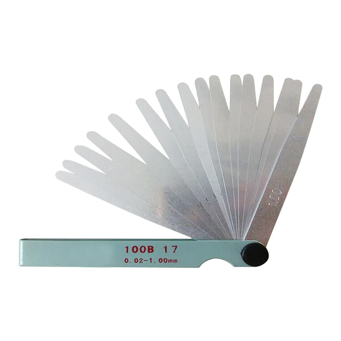 

New Useful Metric Measurement 0.02 to 1mm 17 Blade Thickness Gap Metric Filler Feeler Gauge Measure Tool