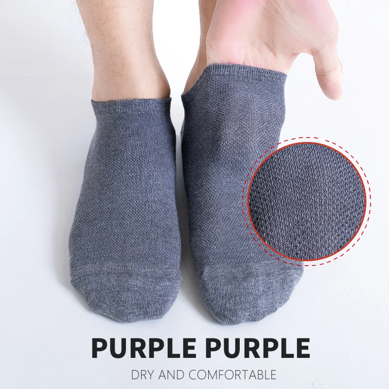 

Exclusive for men socks Summer Thin Pure Cotton Ship Socks Mesh Breathable High quality products Motion cycling socks men 1 Pair