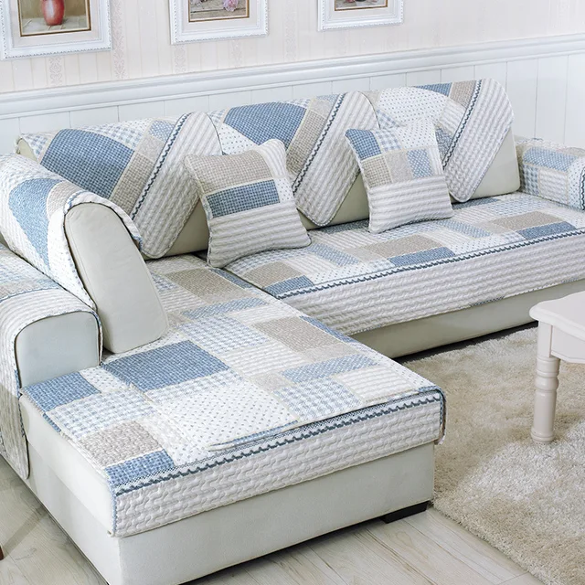 Sofa Covers for Living Room Plaid Sofa Towel Couch Cover