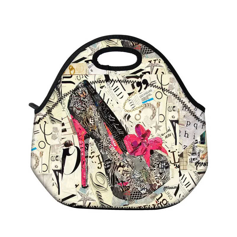High Heel Shoes Waterproof Lunch Bags Insulated Thermal Cooler Lunch