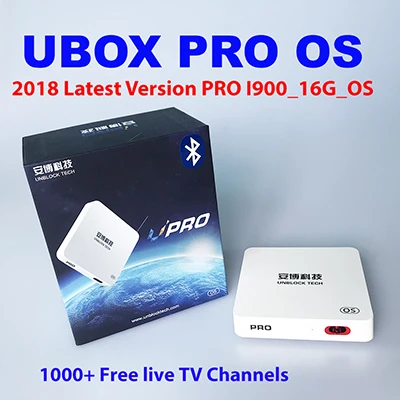 UBOX PRO OS ubox4 ubox5 Bluetooth Lates ubox 4 Gen android free ip tv 1000 ТВ Каналы 4K 1080P HD Новая Зеландия - Цвет: UBOX PRO