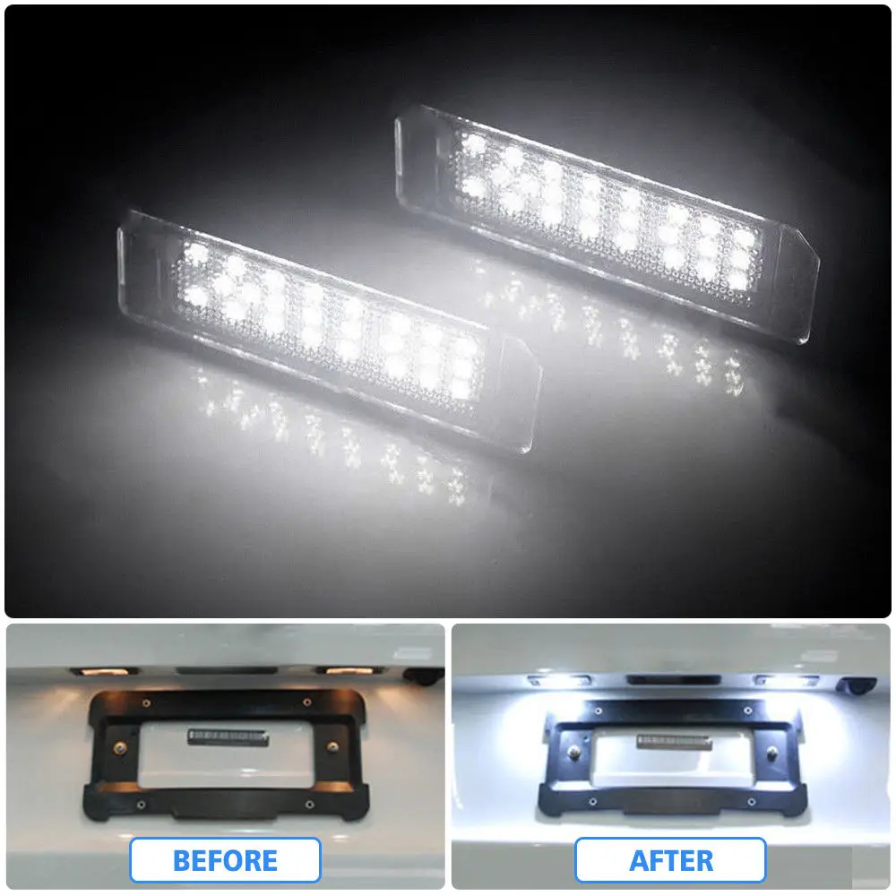 

Auto License Plate Light LED SMD Car Rear License Number Plate Light For VW Golf Passat Polo CC Eos 3D0943021A