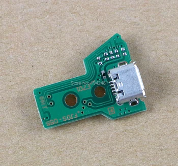 

5sets/lot JDS-055 USB Charging Port Socket Board 12 pin flex ribbon cable with PCB Board micro USB For PS4 Controller