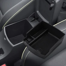 Para Hyundai Kona Encino 2017-2019 acessórios Apoio de Braço Consola Central Caixa De Armazenamento Recipiente Bin Tray Titular Estiva Tidying