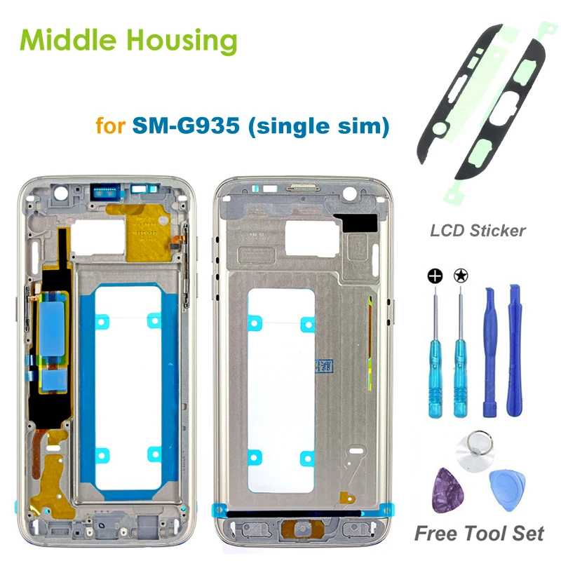 

Replacement Middle Frame for Samsung Galaxy S7 edge G935F Middle Housing Screen LCD Plate Bezel Repair Parts for Galaxy S7 edge