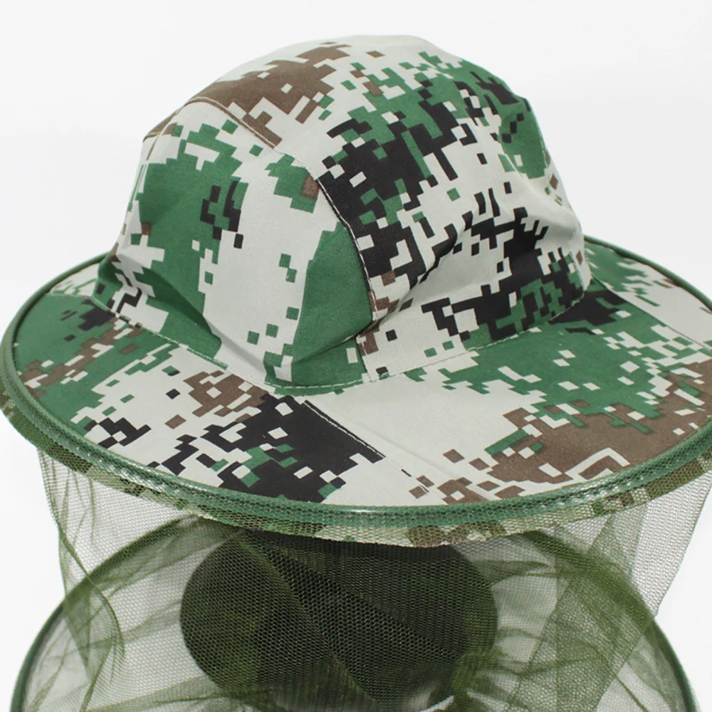 hat with face netting