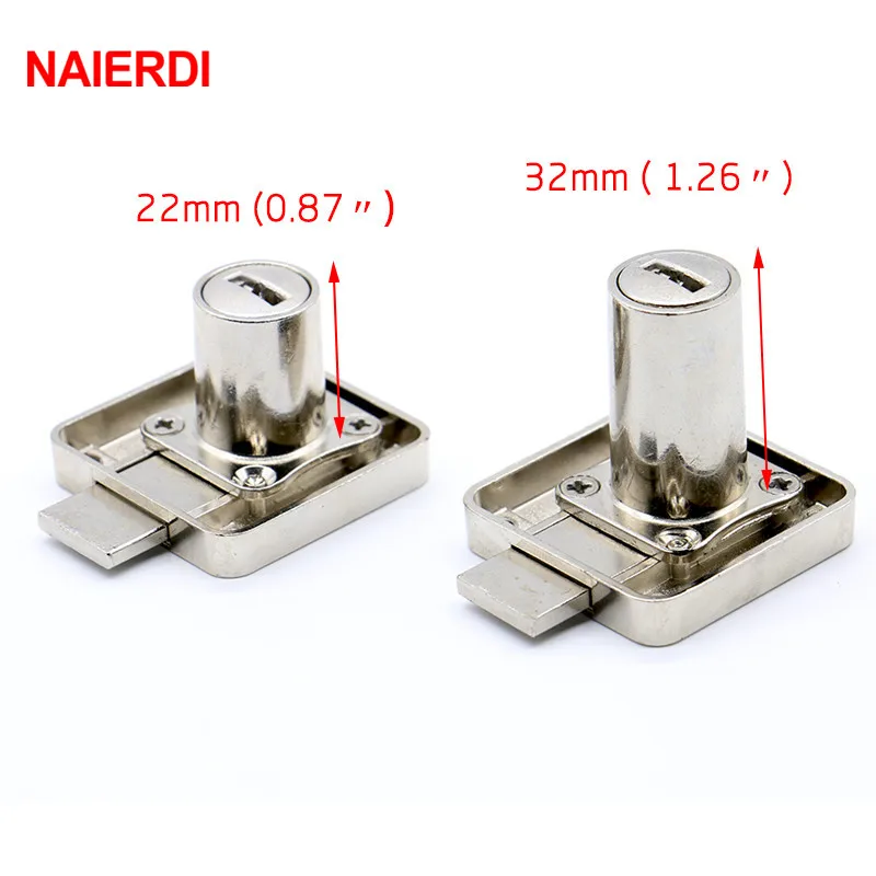 12PCS NED 138 Series Copper Lock Core Furniture Drawer Locks
