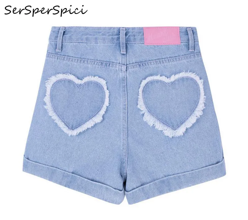 High Waist Jeans Shorts Tight Pants 