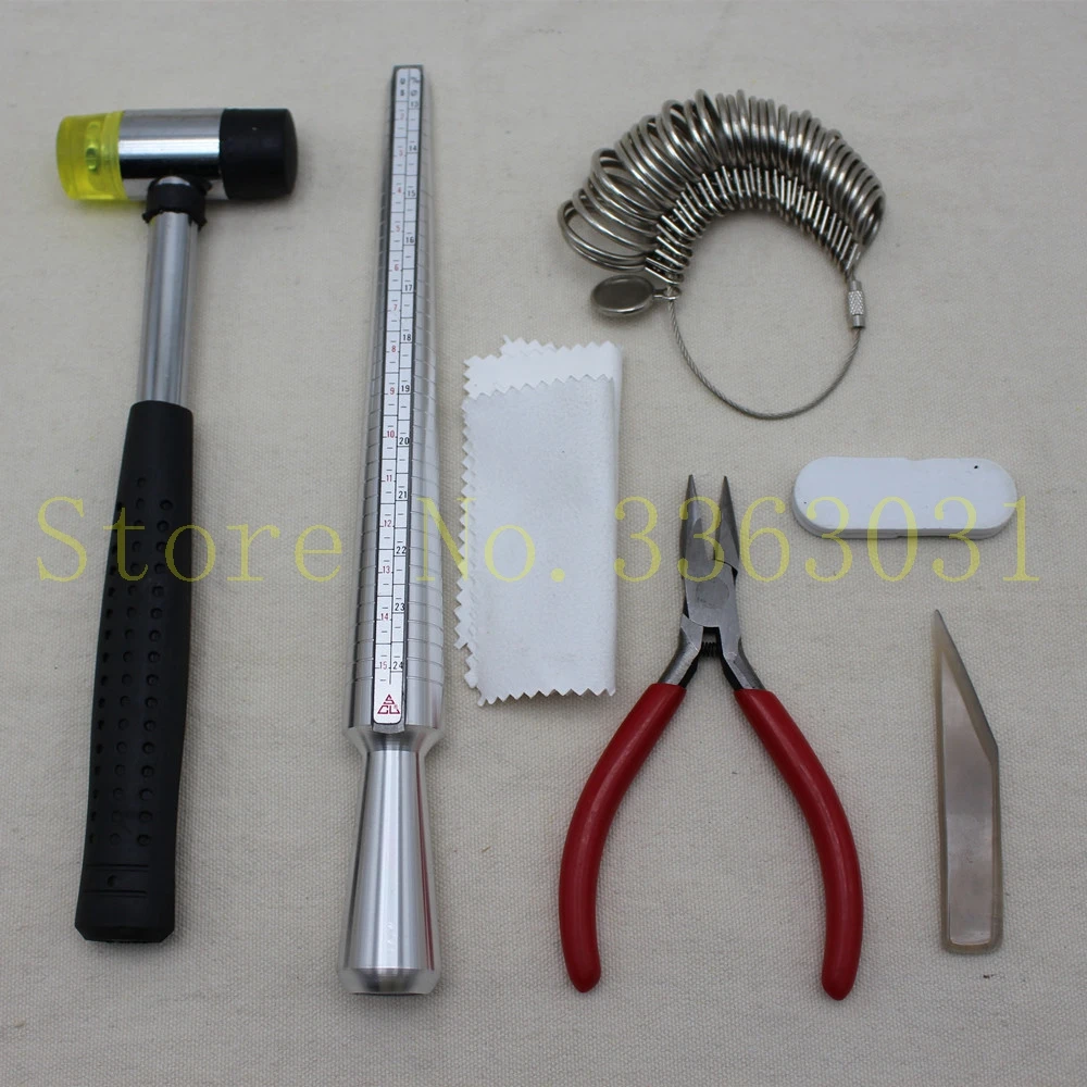 7Piece Jewelry Tools Kit with ring sizer measuring toolsin Jewelry
