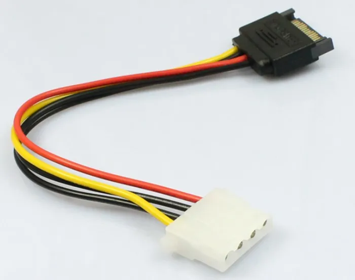 Кабель для жесткого диска 15 Pin SATA Male к 4 Molex Female IDE HDD профессиональная заводская