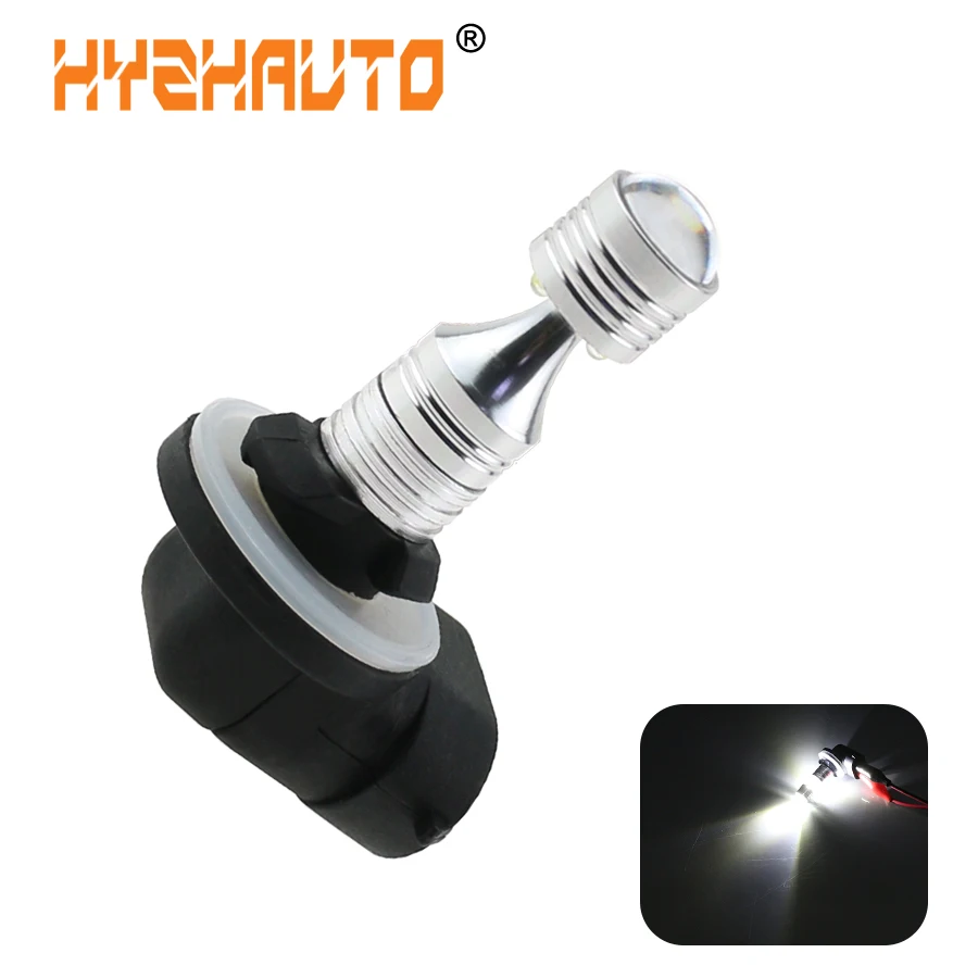 HYZHAUTO 1 шт. H27 881 880 H27W H27W2 светодиодный Противотуманные фары автомобиля 6-XBD 30 Вт светодиодный DRL БЕЛЫЙ 6000 К авто внешних фар дальнего света 12V