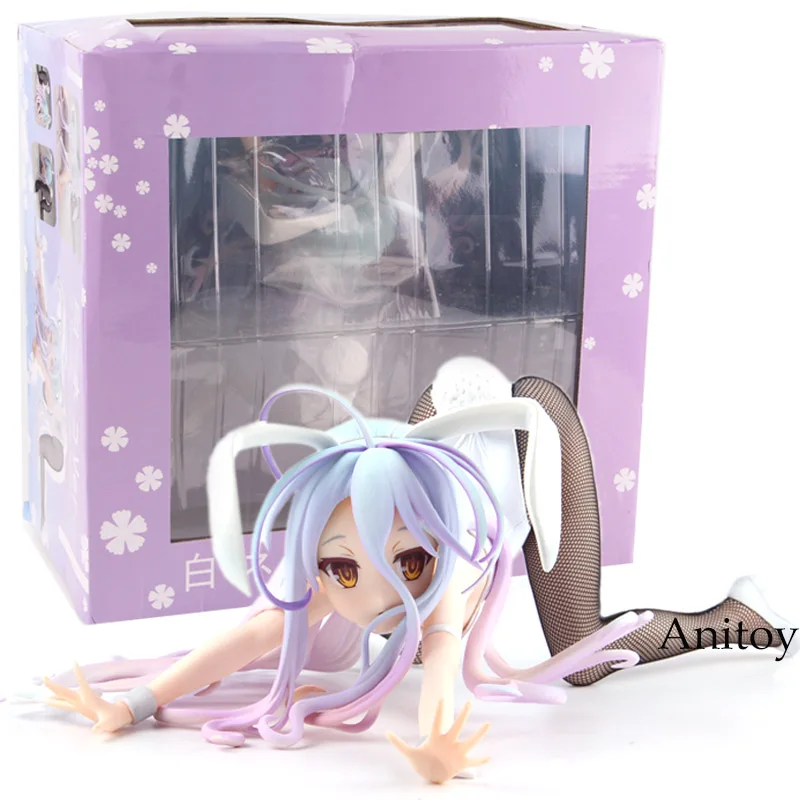 

Freeing No Game No Life Shiro Figure Bunny Ver. 1/4 Scale PVC Action Figure Collectible Model Toy