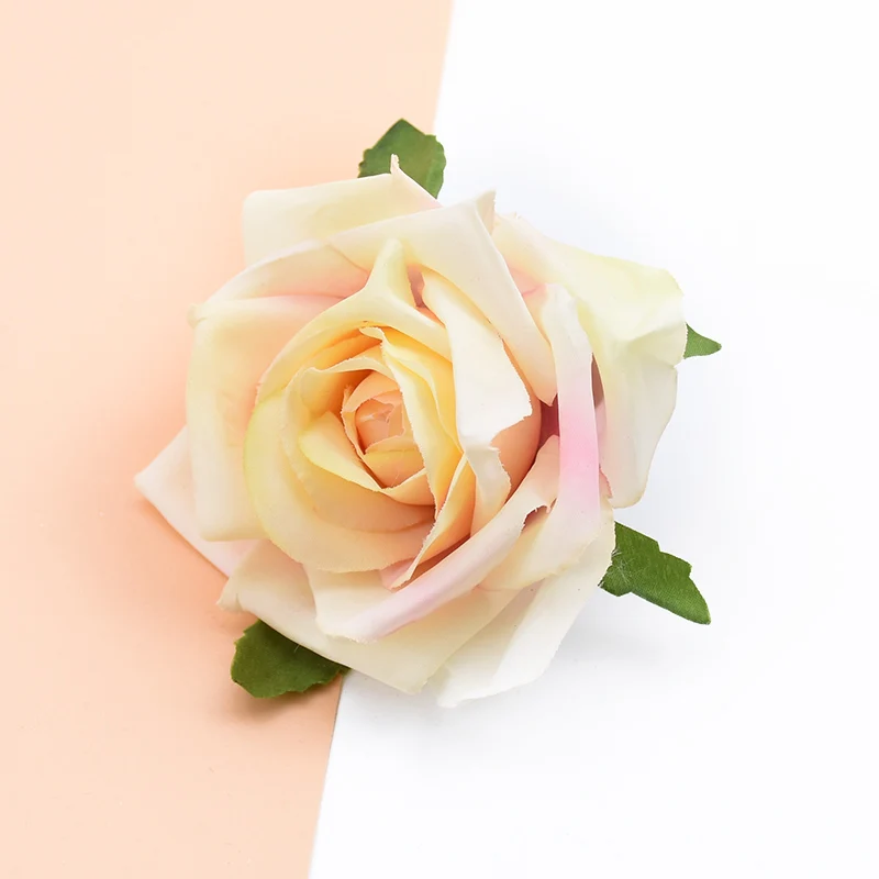 3 шт Искусственные цветы для дома свадебный автомобиль украшения шелковых роз цветы для скрапбукинга "сделай сам" товары для дома, искусственные растения - Цвет: Color 4