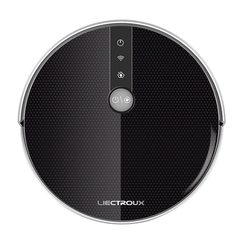 LIECTROUX C30B Robot Vacuum Cleaner,Map navigation,3000Pa Suction, ,Smart Memory, Map Display on Wifi APP, Electric Water tank