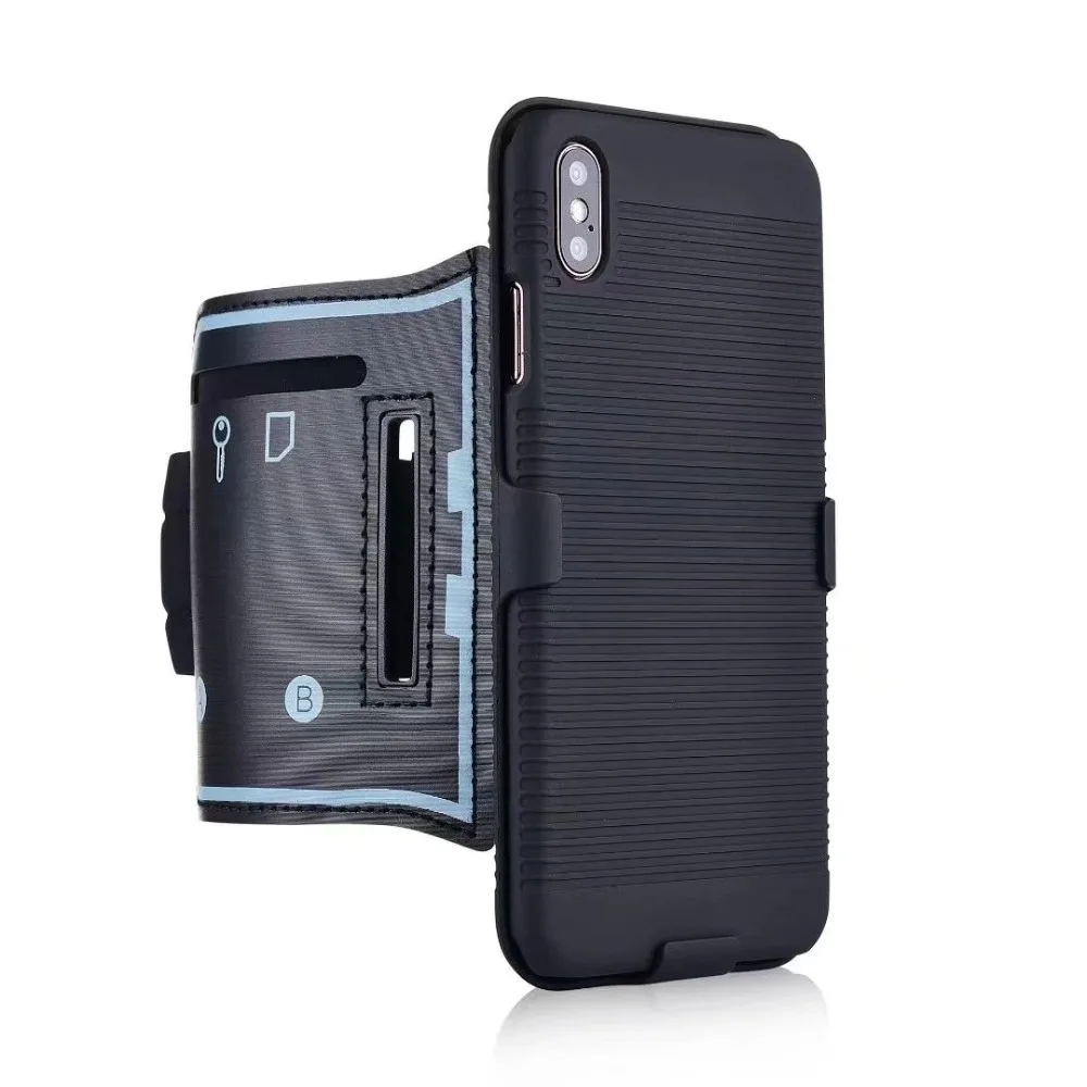 الرياضة xs ماكس الذراع الفرقة حالة الهاتف المحمول سوارلهاتف آيفون XS ماكس xr 10 5 s se 6 s 7 8 زائد رياضة الجري حامل هاتف الحقيبة