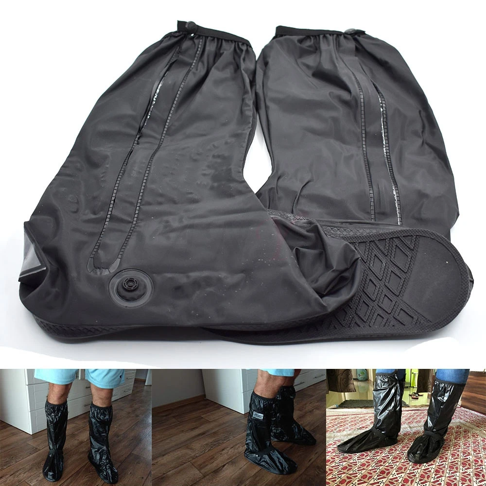 

Motorcycle rain boots set waterproof non-slip cycling bicycle rain boots shoe cover For Yamaha SUPERTENERE XT1200ZE FJR 1300 XJR