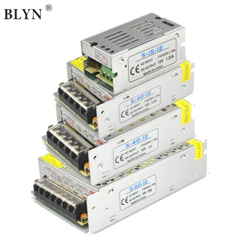 

DC12V Power Supply Unit LED Light Convert 1A 2A 3A 5A 10A 30A Metal Case AC85-265V Switching Driver For Lighting transfomer CCTV