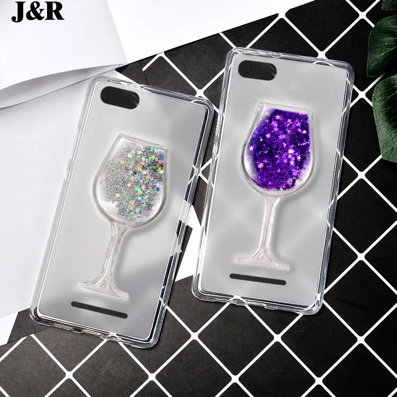 Case For BQ Strike BQS-5020 BQS 5020 BQS5020 Soft TPU 3D Liquid Cover Quicksand Dynamic Glitter Transparent Silicon Back Shell