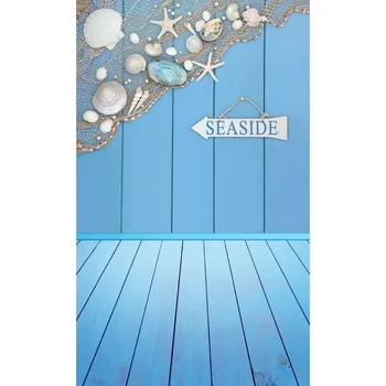 

Photo Background Newborn Photography Props Wood Seaside Birthday Backdrop For Baby Boy Vinyl Photo Studio fundo fotografia