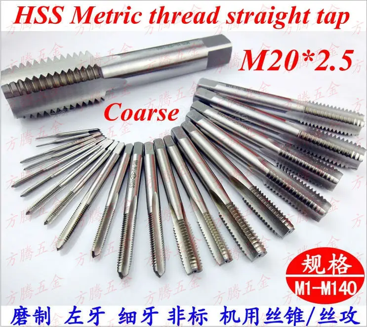 HSS M20 X 2.5mm Tap & M20 X 2.5mm Die Metric Thread Right Hand - Foto 9