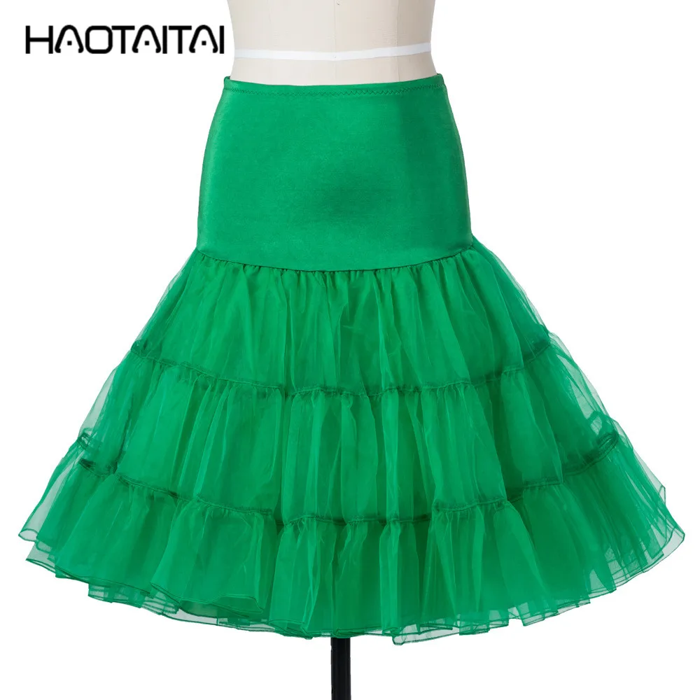Short Green Petticoat for Prom Wedding Dress Women A Line underskirt Bridal crinoline Petticoat