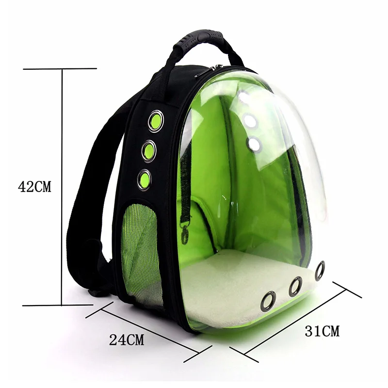 IdYllife Pet Carrier Кошка сумка пространство Рюкзак Прозрачный котенок клетка коробка