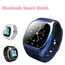 2016 New Smartwatch M26 Sport Bluetooth Smart Uhr Mit Zifferblatt SMS Erinnern Pedometer für Android Samsung xiaomi Huawei telefon