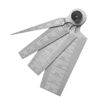 

1-29MM Gap Ruler Stainless Steel Clearance Ruler For Drilling Measurement Tools Tapered Ruler Inner Diameter Caliper Gauge