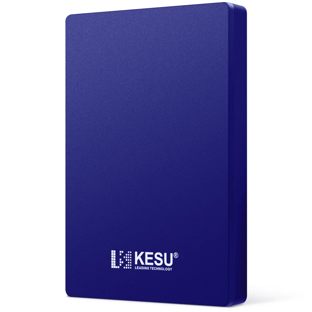 

Blue Color KESU External Hard Drive Disk USB3.0 SATA Portable HDD, Compatible with Xbox One/Xbox 360/PS4/Mac/Tablet/PC, Easy Use
