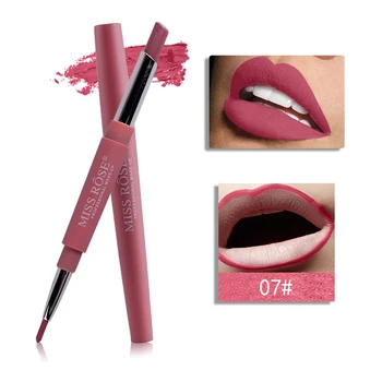 

Hot Sale 8 Colors Women Girls Double-end Lip Makeup Lipstick Pencil Waterproof Long Lasting Tint Matte Lip Liner