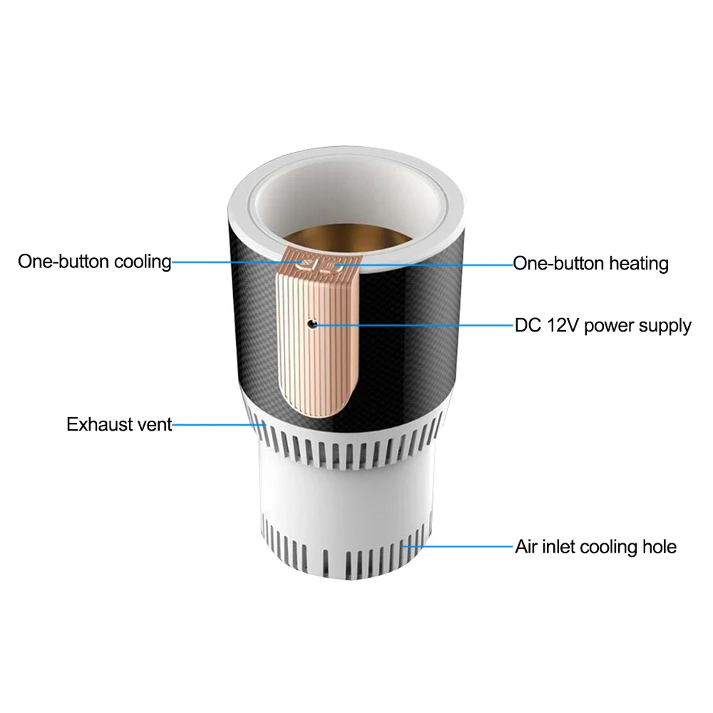 2-в-1 автомобиль Кубок кулер теплее 12 В автомобильный держатель чашки электрический чашки держатель для салона автомобиля кружка держатель Автомобильная кружка держатель аксессуары