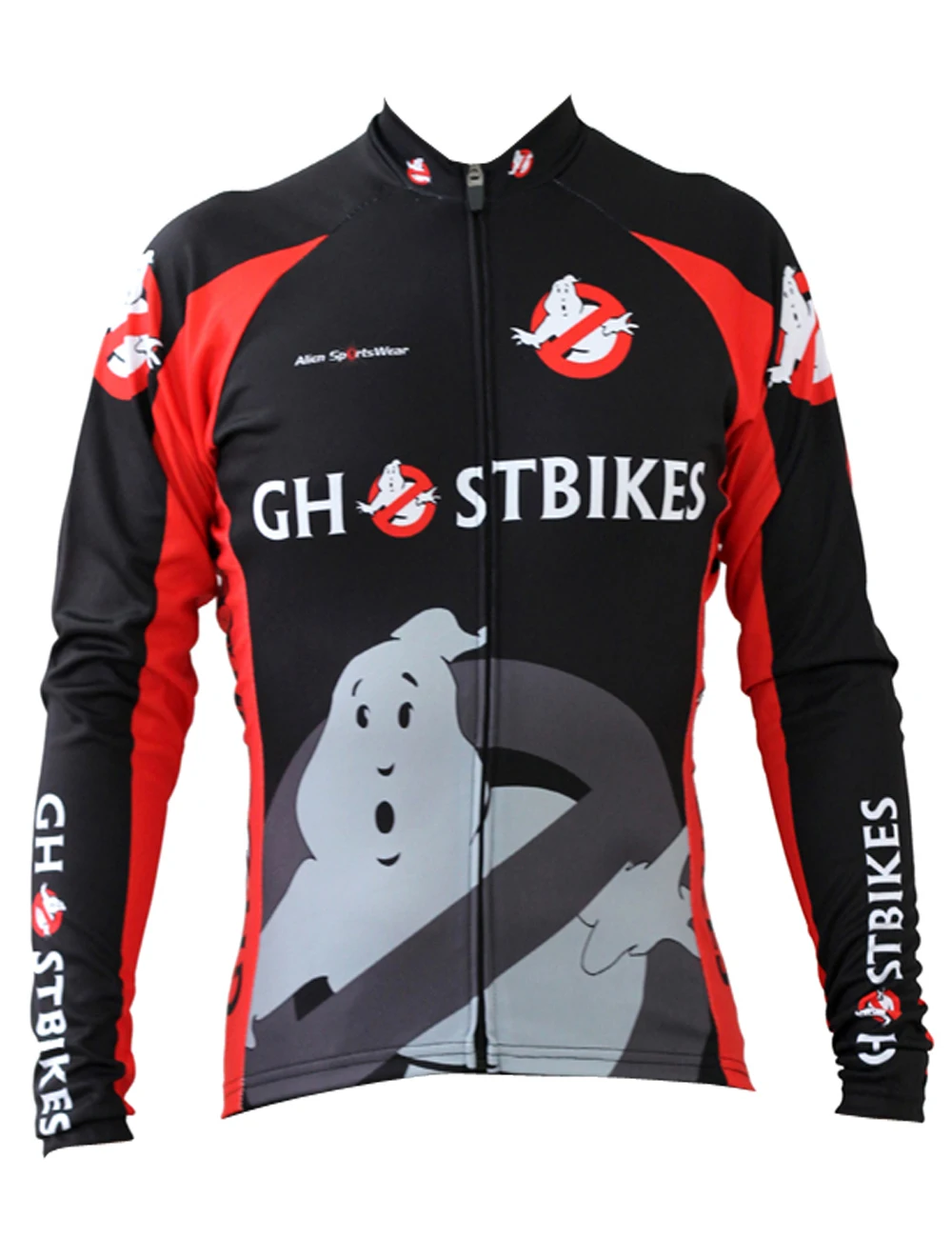 New Ghost Bikes Alien SportsWear Breathable Bicycle Jersey for Men