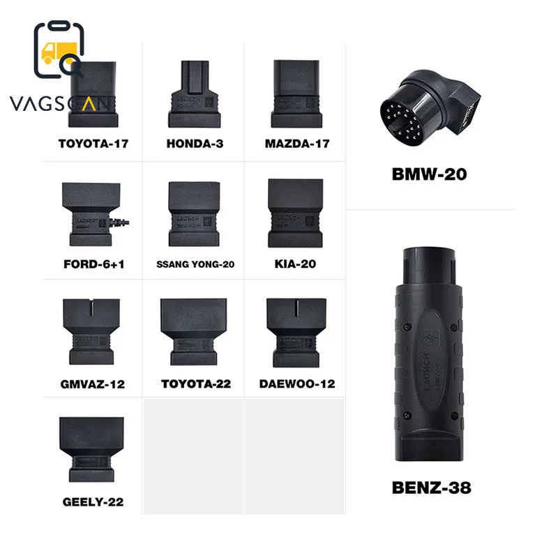 Launch X431 Diagun IV с желтым чехол полный адаптер OBD 2 кабели диагностический инструмент