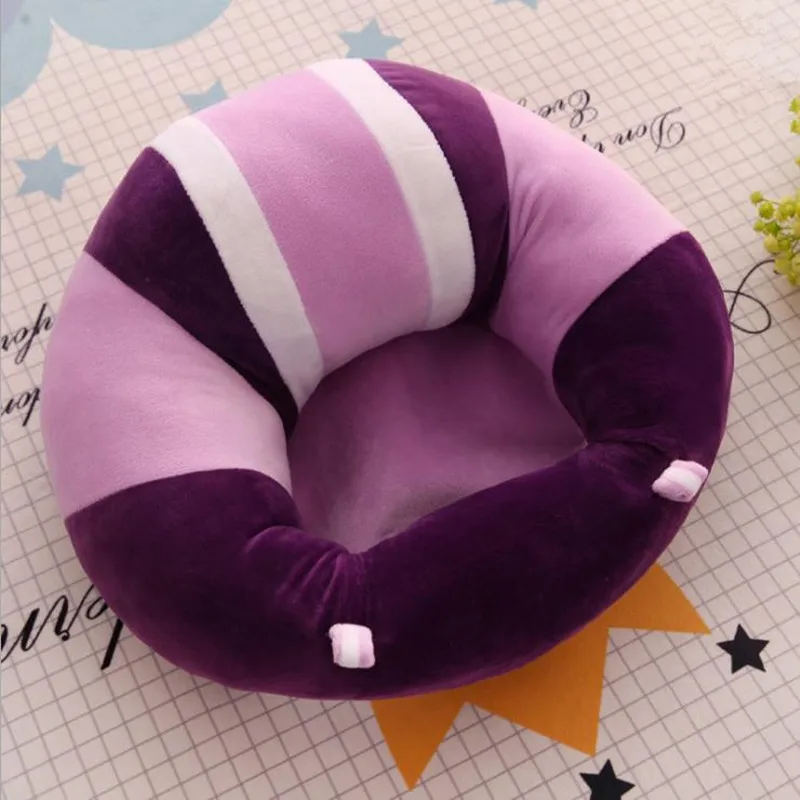 Детский диван, наполненный PP хлопком, детское кресло для новорожденного ребенка, стул для младенца от 0 до 3 лет - Цвет: Purple