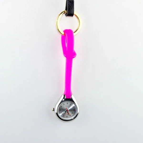 Петля силиконовые часы медсестры Висячие доктор Уход подарок часы японский movt высокое качество нагрудные больничные часы