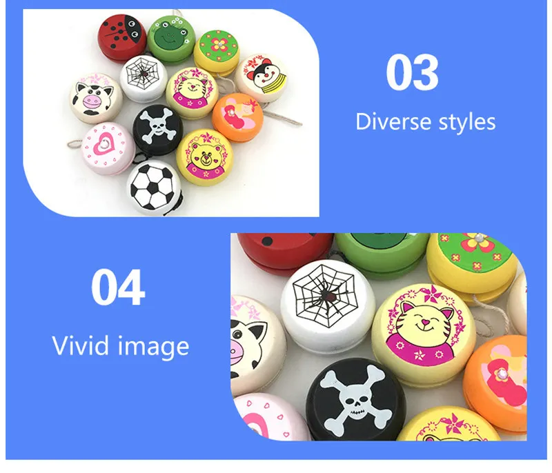 Классические Деревянные игрушки йойо, 12 разных стилей, креативный дизайн; индивидуальный характер; личность Спорт хобби игрушки для Детский подарок