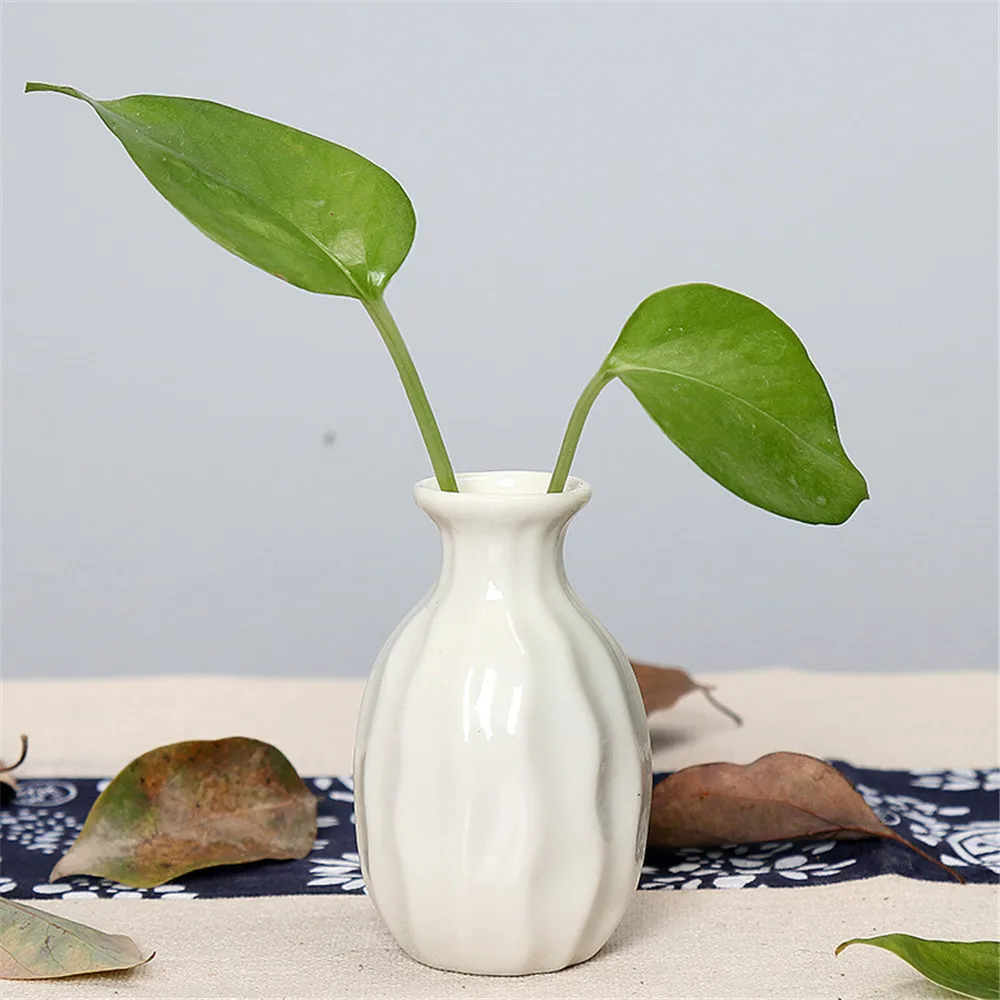 Европейский белый бриллиант Современная фарфоровая ваза керамическая мода цветочный горшок Кабинет Коридор свадебное украшение дома W30606