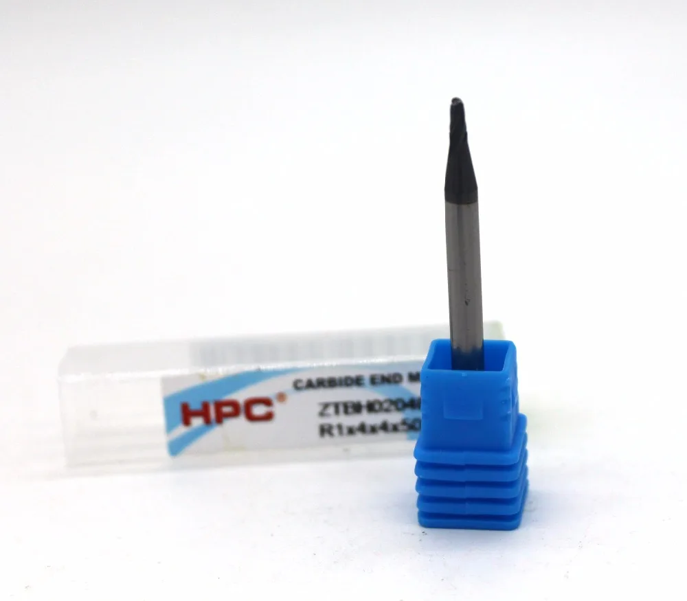 

R1*4*4*50/R1.25*4*5*50 of 2 flutes HRC 45 ball nose mill cutter carbide end mills CNC machine milling tools