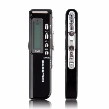 

8GB 650HR USB LCD Screen Digital Audio Voice Recorder Dictaphone Built-in Speaker Microphone with MP3 Music Player Recording Pen